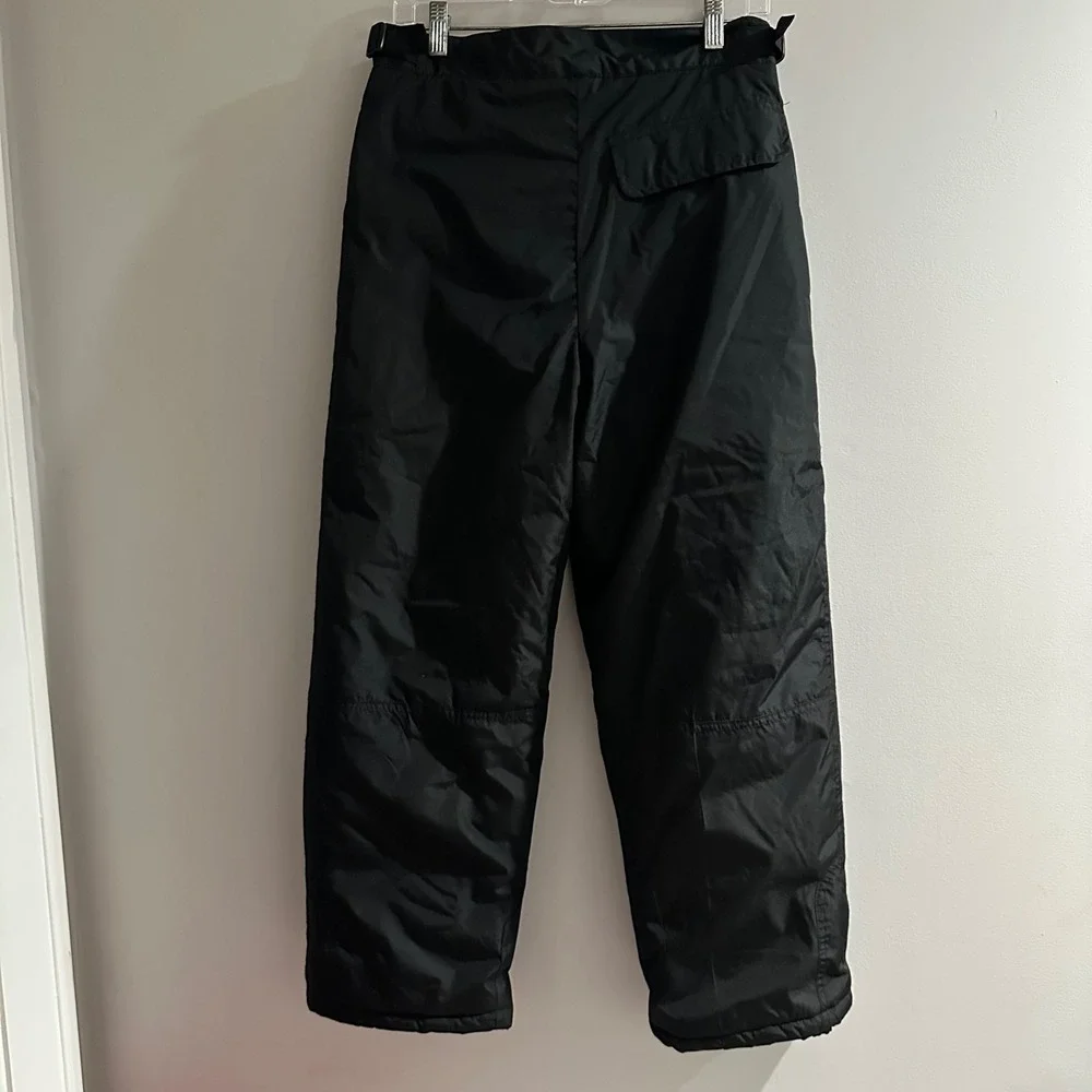 LONDON‎ FOG Kids Black Insulated Snow Ski Pants Size 14-16 Waterproof Winter